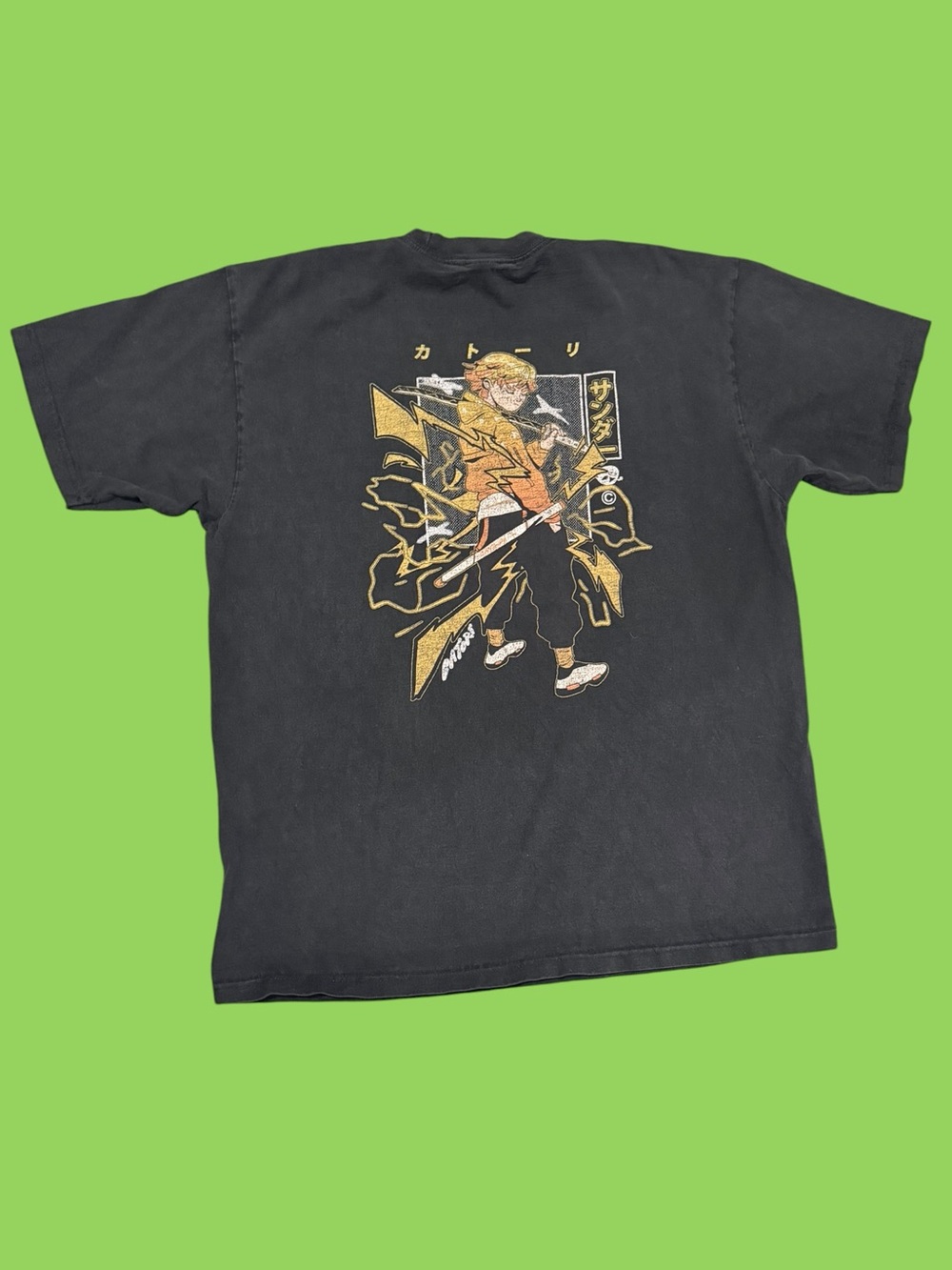 Zenitsu Agatsuma from Demon Slayer: Kimetsu no Yaiba Shirt XXL